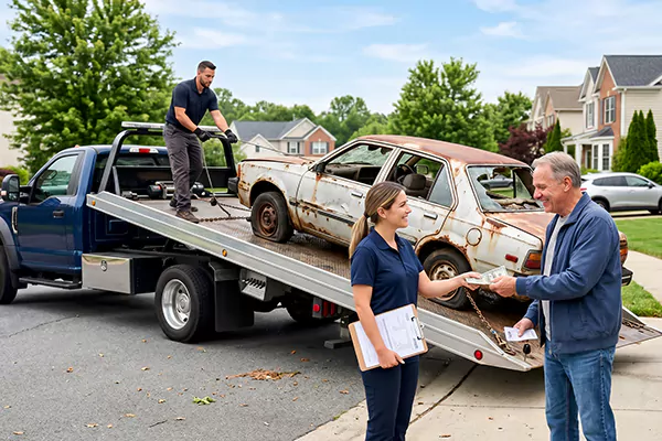 Junk Car Pick Up in Cleveland, OH