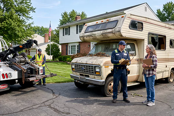 Junk RV Removal in Cleveland, OH