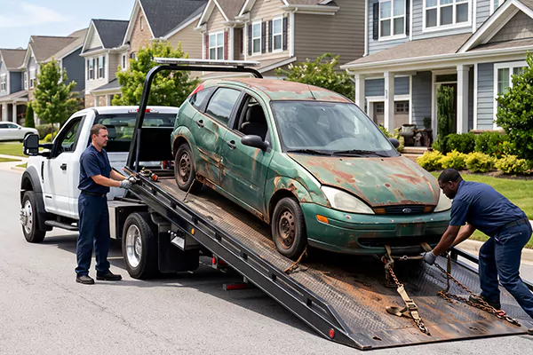 No Title Junk Car Removal in Cleveland, OH