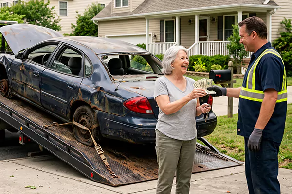 Scrap Car Pick Up in Cleveland, OH