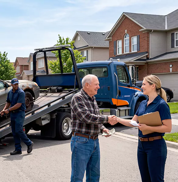 Premier junk cars for cash pick up: your trusted same day car collection service in Cleveland, OH