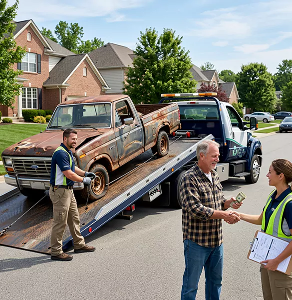 Reliable junk truck removal: your trusted scrap truck pickup service in Cleveland, OH