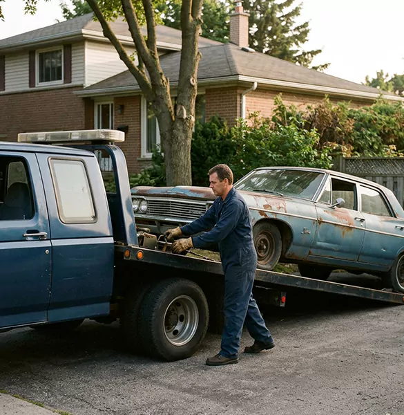 Trusted old car removal service in Cleveland, OH