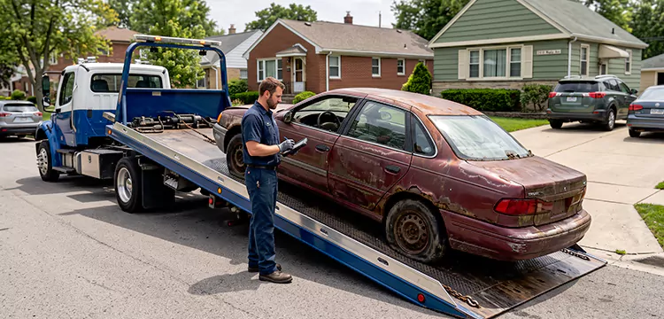 Non-Running Junk Vehicle Removal in Cleveland