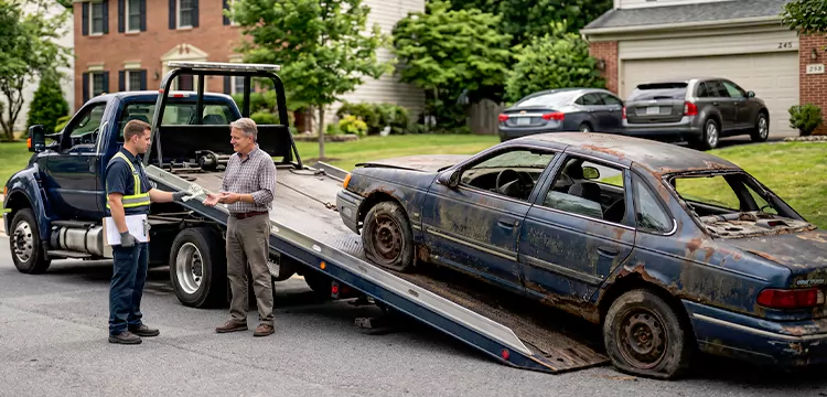 Old Junk Car Removal in Cleveland