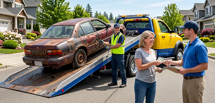 Water-Damaged Scrap Car Removal in Cleveland
